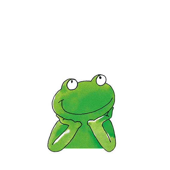 Frosch am Computer – Social Media
